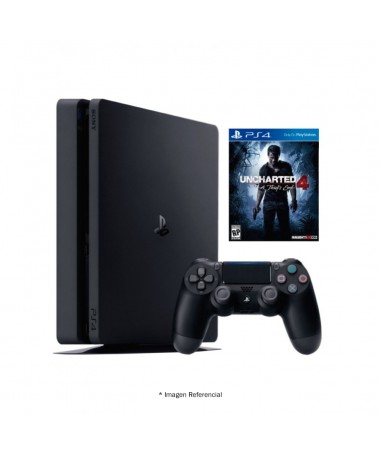 Ps4 Play Station 4 Slim 500gb Uncharted 4 New Bundle