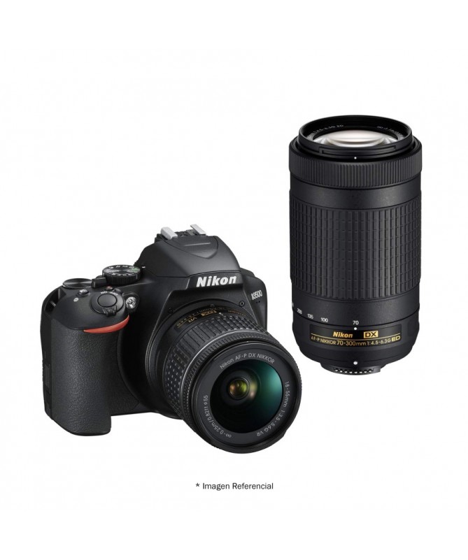 Nikon D3500 Camera With 2 18-55mm And 70-300mm Lenses
