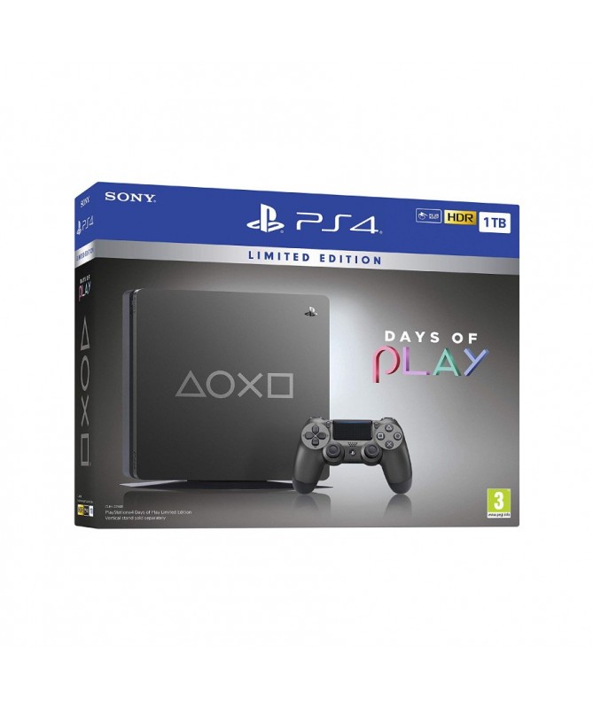 Playstation Ps4 Slim Days Of Play Limited Edition 1t Console