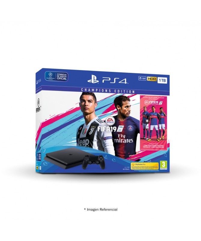 Console Sony Play Station PS4 1TB Fifa 19 Champions
