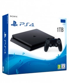 Console Sony Play Station 4 Slim Ps4 1terra 1000gb Color Black